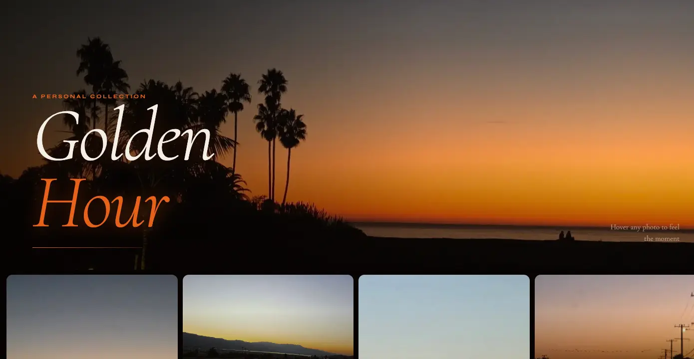 Golden Hour Project Image